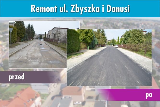 Zakończył się remont ulicy Zbyszka i Danusi