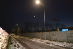 Uruchomiono nowe oświetlenie na ul. Polskiej Organizacji Wojskowej