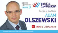 Adam Olszewski - Prezentacja kandydata do Rady Miasta Ciechanów. Okręg nr 1, pozycja nr 3
