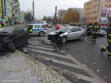 Wypadek na ul. 11 Pułku Ułanów Legionowych w Ciechanowie