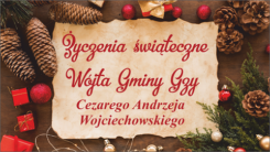 Życzenia Wójta Gminy Gzy - Cezarego Wojciechowskiego