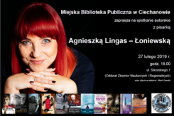 Spotkanie z autorką  Agnieszką Lingas - Łoniewską