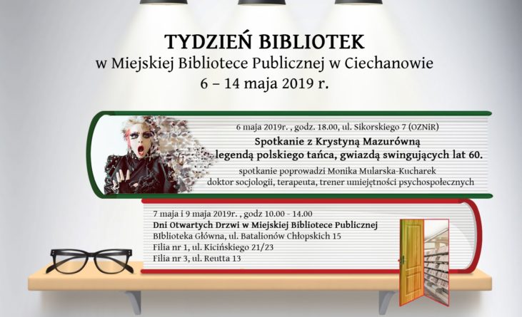 Tydzień Bibliotek w Miejskiej Bibliotece Publicznej w Ciechanowie - sprawdź harmonogram spotkań