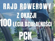 PCK Ciechanów zaprasza na rajd rowerowy z okazji 100-lecia organizacji