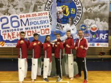 Zawodnicy z Ciechanowa z medalami na Mistrzostwach Polski Juniorów Młodszych Taekwon-Do ITF