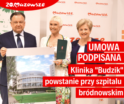 Klinika ,,Budzik'' dla dorosłych powstanie obok Mazowieckiego Szpitala Bródnowskiego w Warszawie