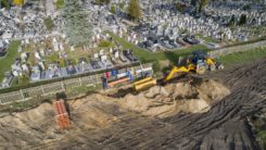 Odwodnienie cmentarza komunalnego - ruszyła inwestycja