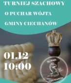 Turniej szachowy w gminie Ciechanów