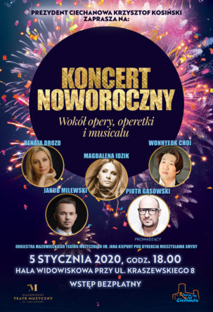 Koncert Noworoczny z Mazowieckim Teatrem Muzycznym im. Jana Kiepury. w Ciechanowie
