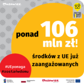 Mazowsze zaangażowało już 106 mln zł z UE na sprzęt dla szpitali!
