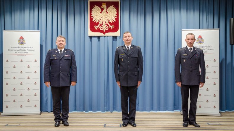 Nowy komendant Ciechanowskiej jednostki straży pożarnej