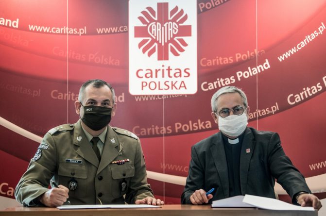 Terytorialsi sformalizowali współpracę z Caritas.