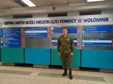 Terytorials ochronił lekarza wołomińskiego szpitala przed agresywnym napastnikiem