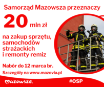 Samorząd Mazowsza wspiera OSP