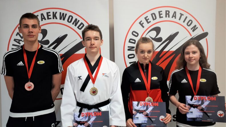 Cztery medale zawodników Promyka na Pucharze Polski w Taekwondo Olimpijskim