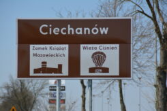 Nowe oznakowania o obiektach turystycznych w Ciechanowie