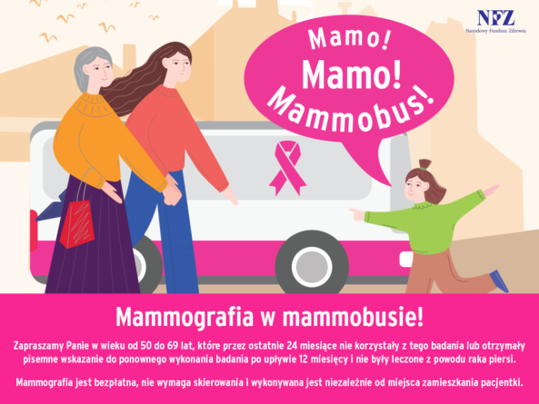 Bezpłatna mammografia dla w ramach „Programu profilaktyki raka piersi”!