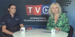 Rozmowa Tygodnia TVC pod. Ewa Brzezińska p.o oficera prasowego Ciechanowskiej Komendy Policji