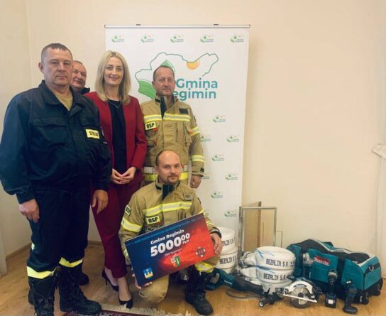 Gmina Regimin zakupiła nowy sprzęt dla strażaków ochotników z Szulmierza
