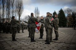 Ostatnia przysięga terytorialsów w tym roku, ale pierwsza na sztandar 5 Mazowieckiej Brygady Obrony Terytorialnej