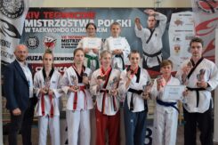 Ciechanowianie z medali podczas Technicznych Mistrzostw Polski w Taekwondo Olimpijskim.