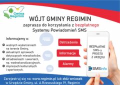 System Powiadomień SMS w gminie Regimin