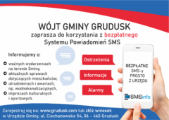 Gmina Grudusk powiadomi swoich mieszkańców SMS-em o ważnych wydarzeniach