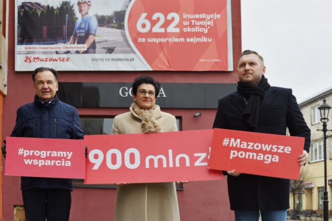 622 inwestycje w regionie ciechanowskim ze wsparciem sejmiku Mazowsza!