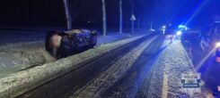 Dwie osoby ranne w wypadku drogowym w Grudusku