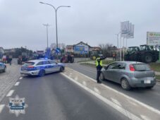 Podsumowanie działań ciechanowskich policjantów w związku z protestami rolników