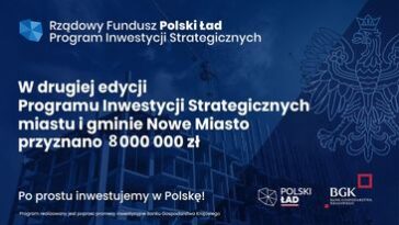 Zaplanowane zadania inwestycyjne na terenie gminy Nowe Miasto